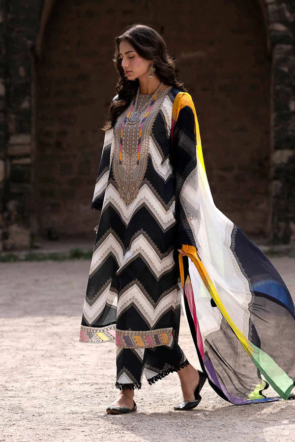 3 Piece – Digital Printed Embroidered Suit – NS42501700
