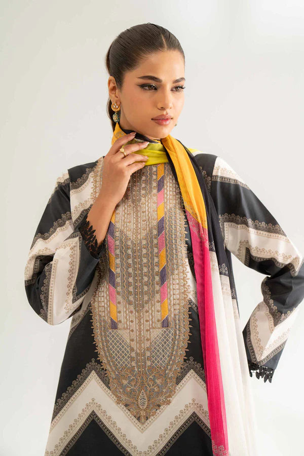 3 Piece – Digital Printed Embroidered Suit – NS42501700
