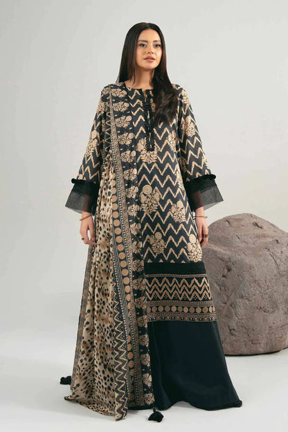 3 Piece – Printed Embroidered Suit – NS42502016