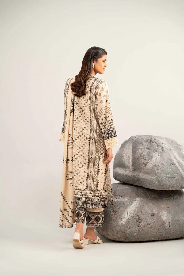 3 Piece – Digital Printed Embroidered Suit – NS42502049