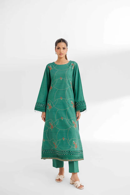 2 Piece – Dyed Embroidered Suit – NS42502055