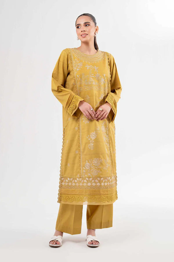 2 Piece – Dyed Embroidered Suit – NS42502056