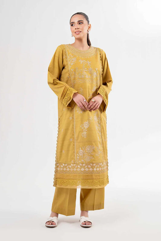2 Piece – Dyed Embroidered Suit – NS42502056