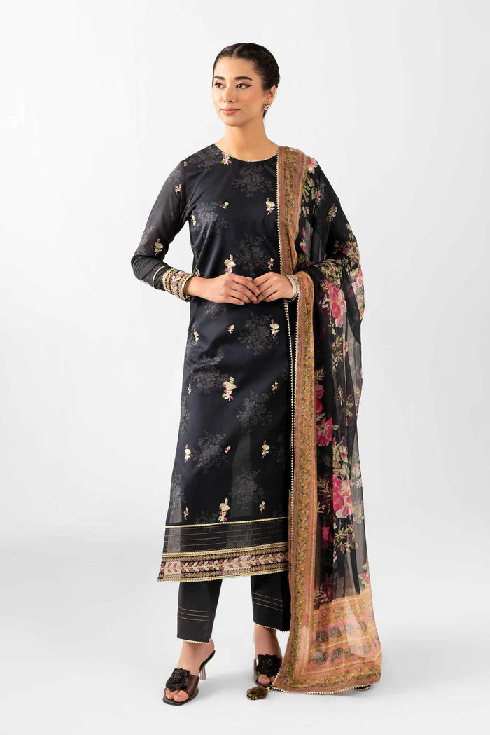 2 Piece – Digital Printed Embroidered Suit – NS42502074