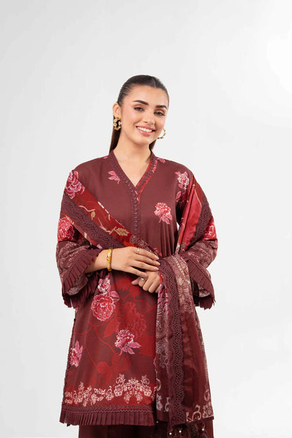 3 Piece – Digital Printed Suit – NS42502099
