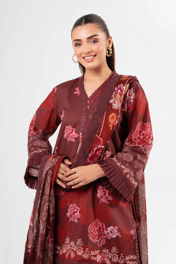 3 Piece – Digital Printed Suit – NS42502099
