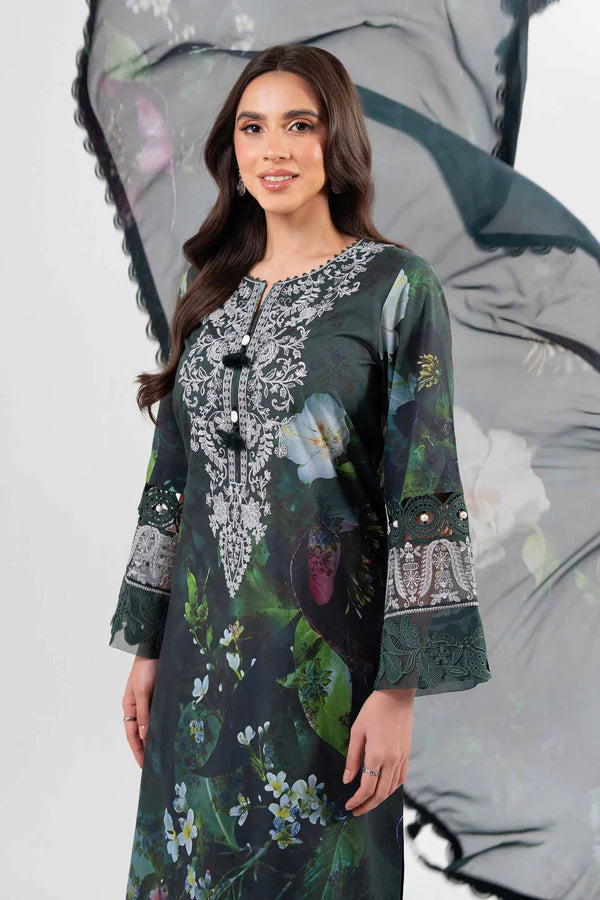 3 Piece – Digital Printed Embroidered Suit – NS42502142