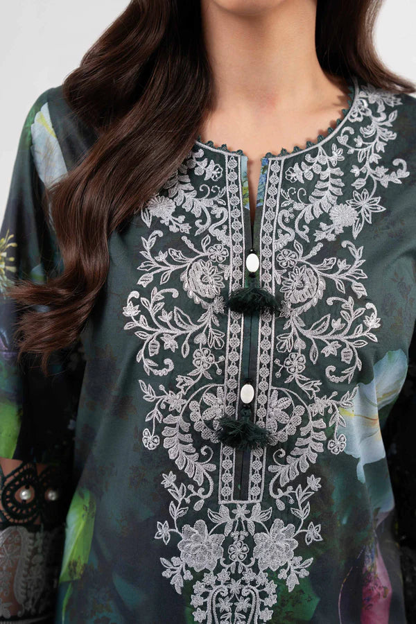 3 Piece – Digital Printed Embroidered Suit – NS42502142