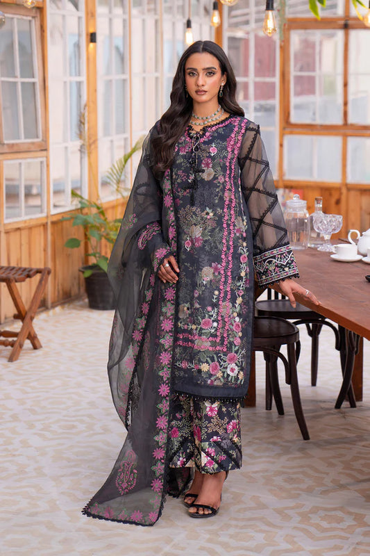 MUSE – 4PC LAWN & ORGANZA -SAFD862
