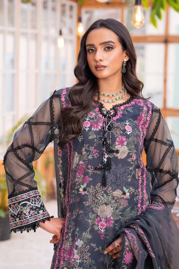 MUSE – 4PC LAWN & ORGANZA -SAFD862