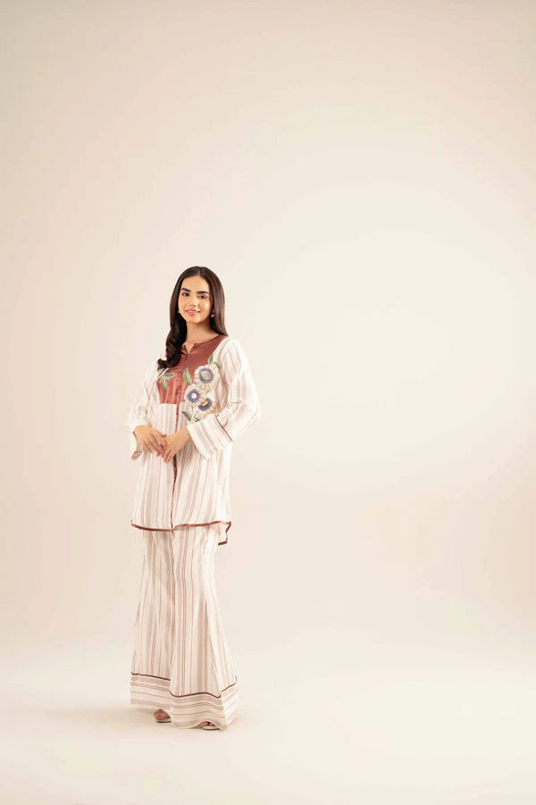 2 Piece – Embroidered Suit – NSAS25-36