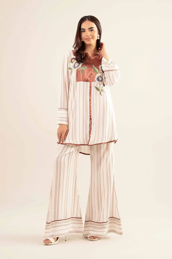 2 Piece – Embroidered Suit – NSAS25-36
