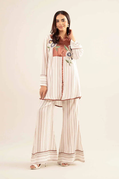 2 Piece – Embroidered Suit – NSAS25-36