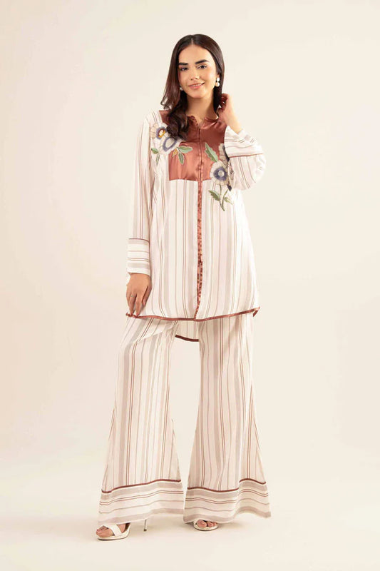 2 Piece – Embroidered Suit – NSAS25-36