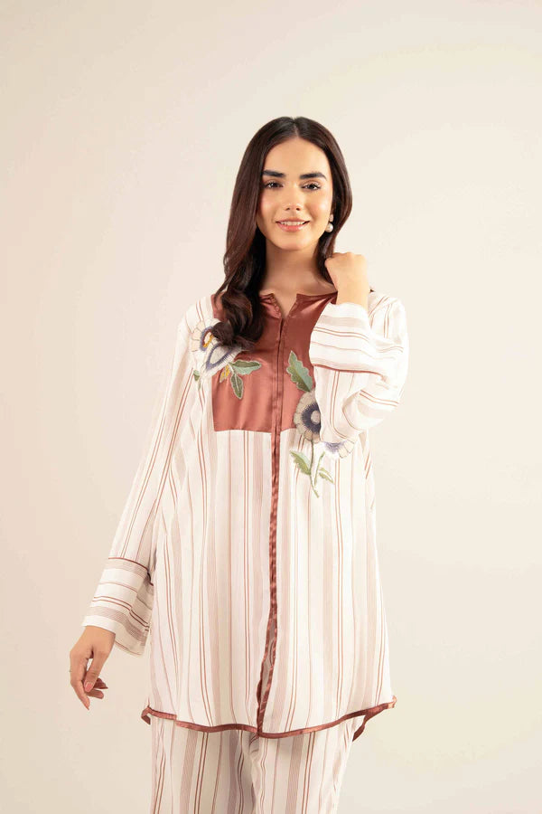 2 Piece – Embroidered Suit – NSAS25-36