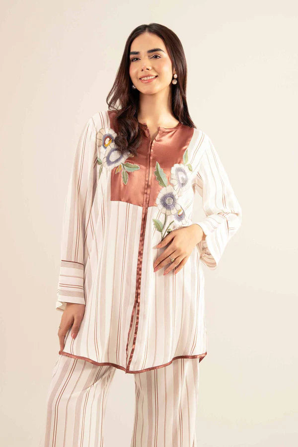 2 Piece – Embroidered Suit – NSAS25-36
