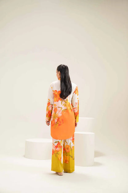 2 Piece – Printed Suit – NSAS25-57 (SUNBURST BLOSSOM)