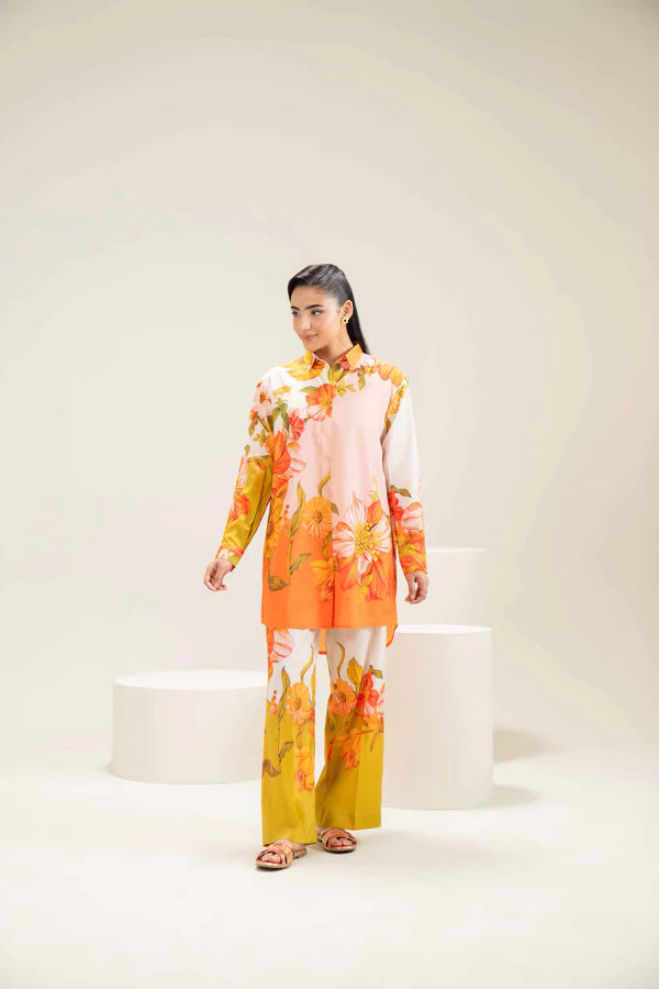 2 Piece – Printed Suit – NSAS25-57 (SUNBURST BLOSSOM)