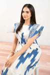 Printed Embroidered Dress – NSFS25-30
