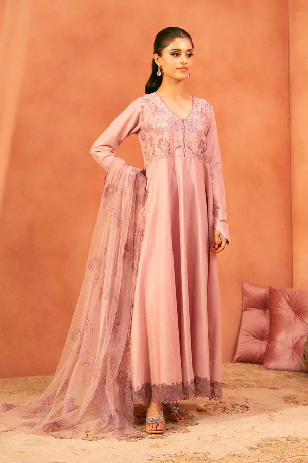 2 Piece – Embroidered Suit – NSKFE25-114