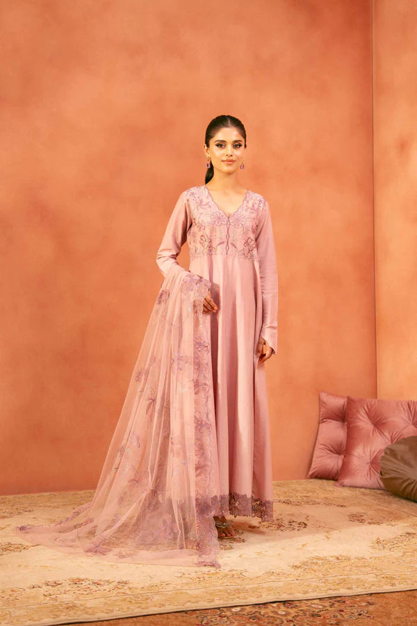 2 Piece – Embroidered Suit – NSKFE25-114