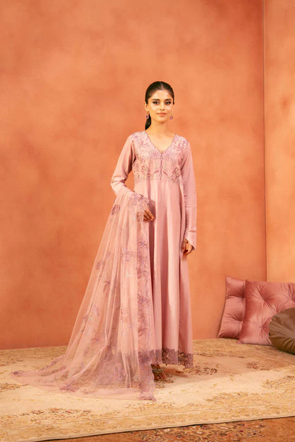 2 Piece – Embroidered Suit – NSKFE25-114