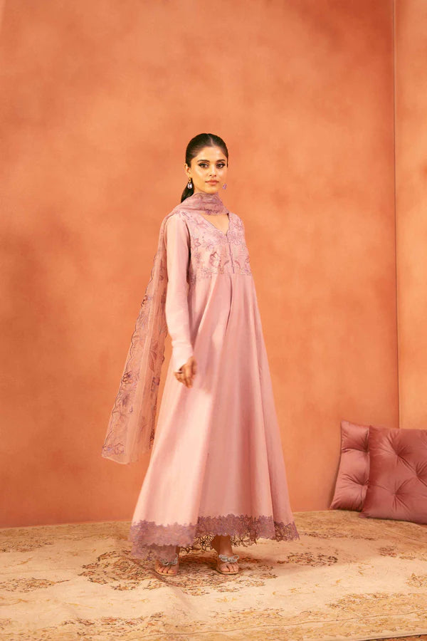 2 Piece – Embroidered Suit – NSKFE25-114