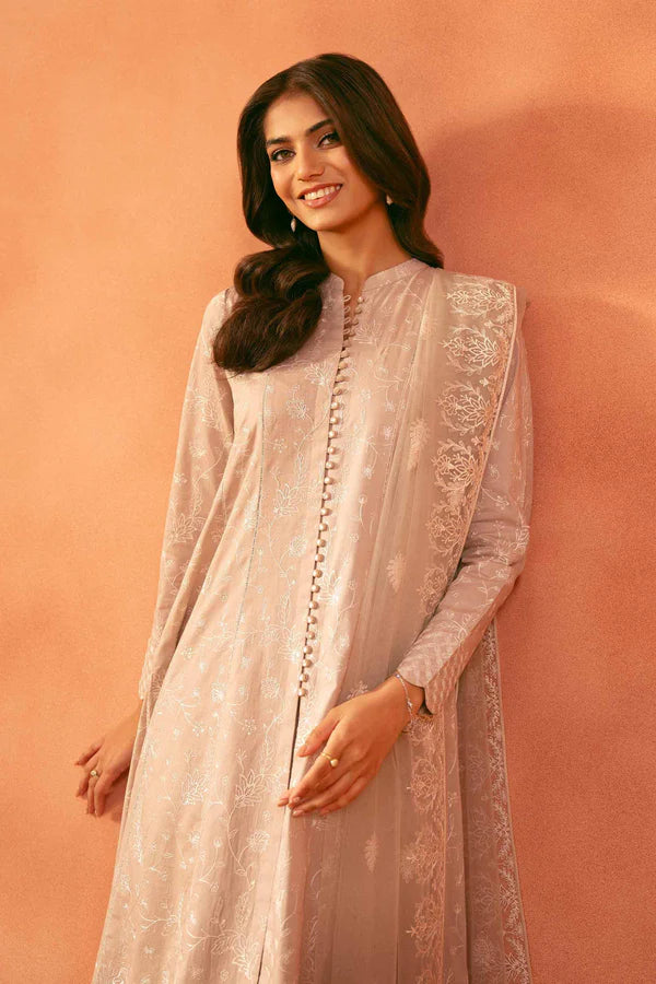 3 Piece – Embroidered Suit – NSKFE25-181