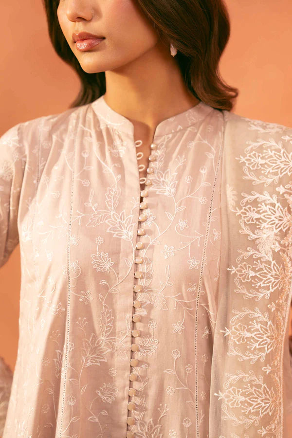 3 Piece – Embroidered Suit – NSKFE25-181