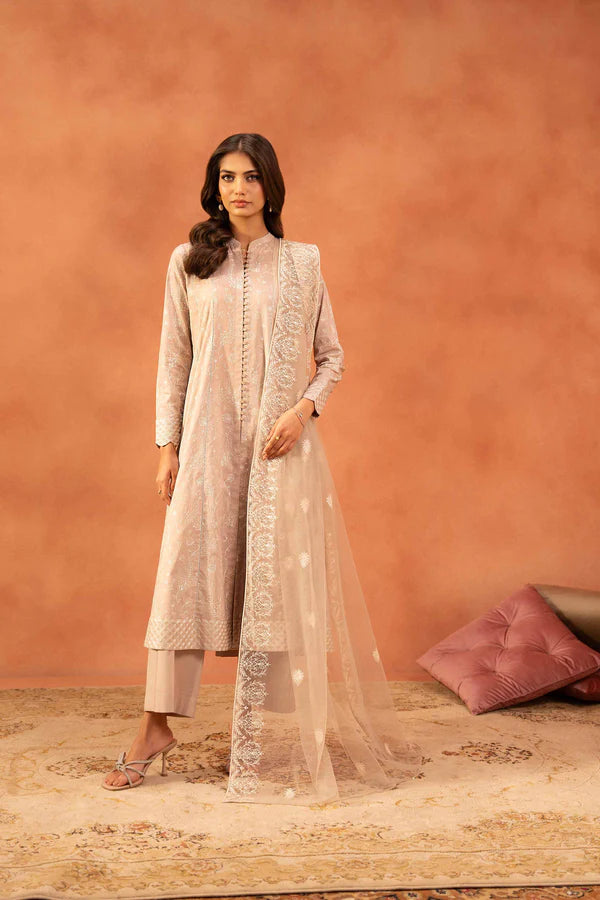 3 Piece – Embroidered Suit – NSKFE25-181