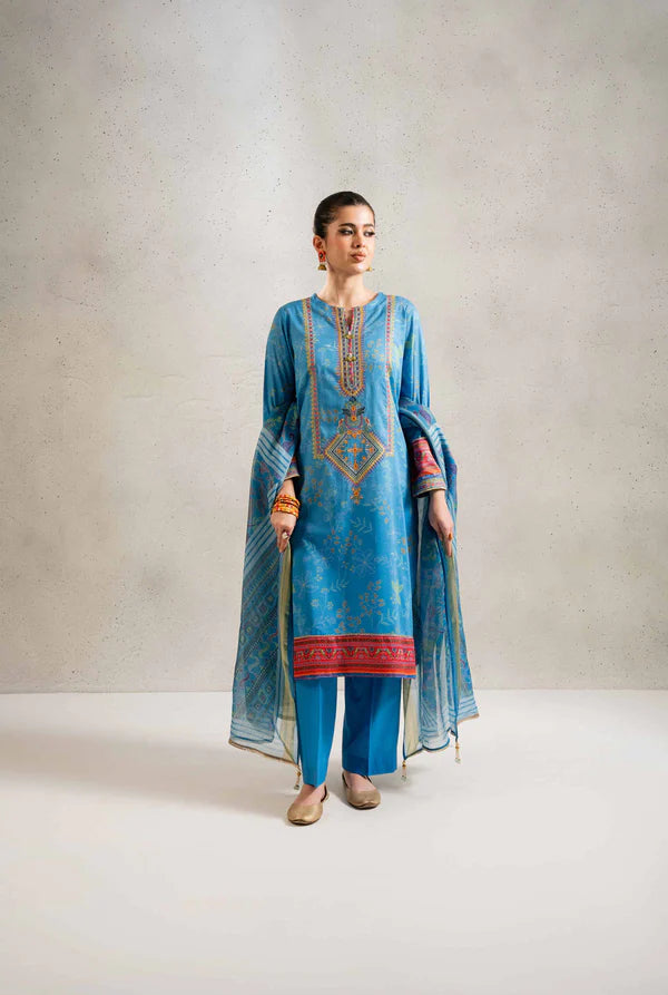 3 Piece – Printed Embroidered Suit – NSPE25-170 (KANTHA)