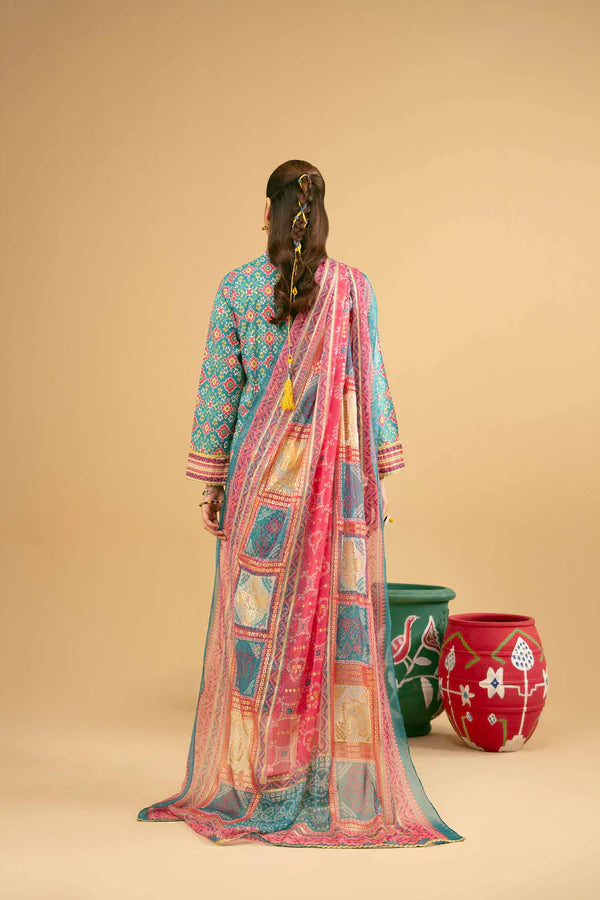 2 Piece – Printed Suit – NSPE25-259 (PATOLA)