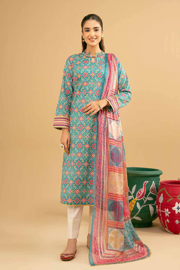 2 Piece – Printed Suit – NSPE25-259 (PATOLA)