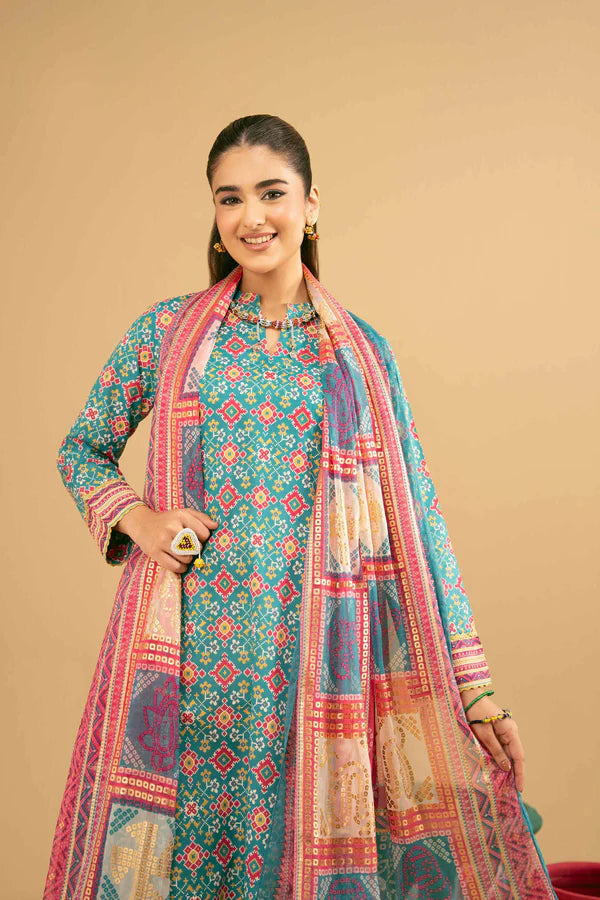 2 Piece – Printed Suit – NSPE25-259 (PATOLA)
