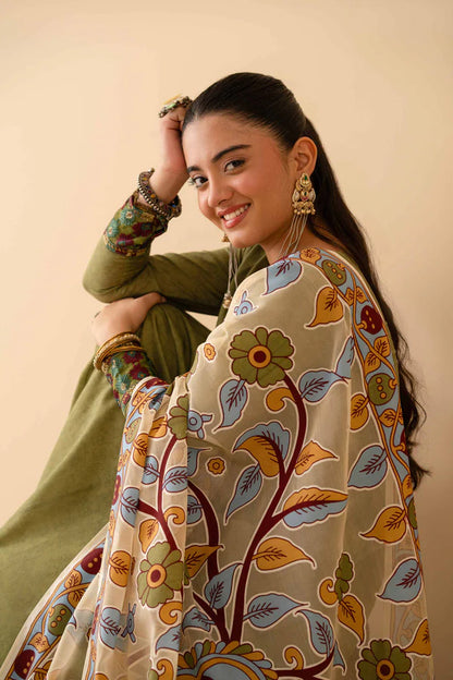 2 Piece – Printed Embroidered Suit – NSPE25-314