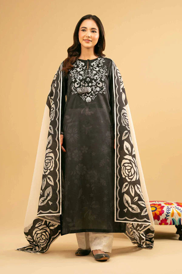 2 Piece – Embroidered Suit – NSPE25-453