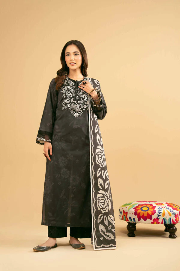 2 Piece – Embroidered Suit – NSPE25-453