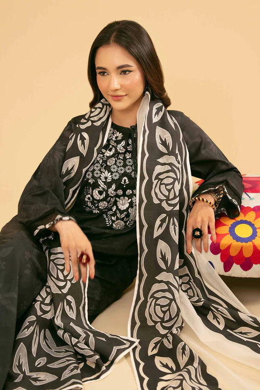 2 Piece – Embroidered Suit – NSPE25-453