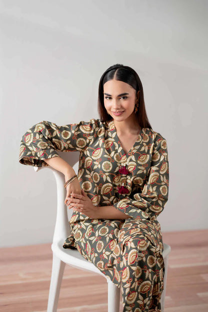 2 Piece – Printed Suit – NSPS25-122 (ANY DAY)