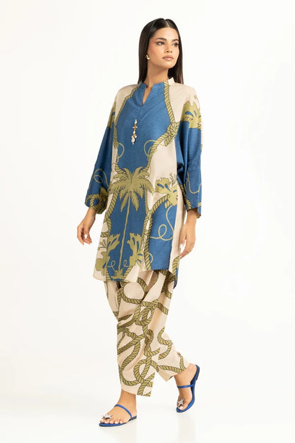 Cambric Printed Co-Ord Set IDIPST-44801