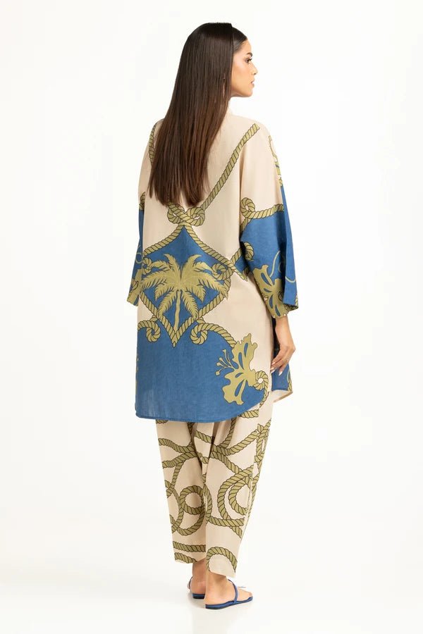 Cambric Printed Co-Ord Set IDIPST-44801