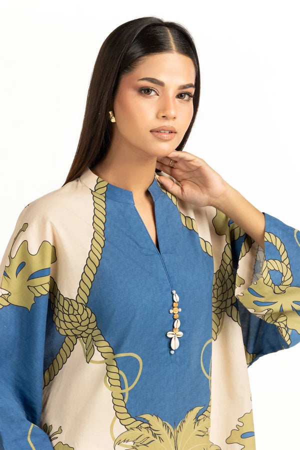 Cambric Printed Co-Ord Set IDIPST-44801