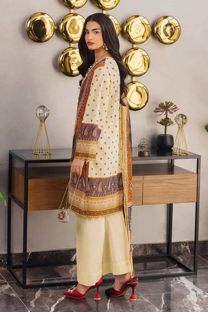 3 Piece Unstitched Printed Lawn Suit IDSD-52061