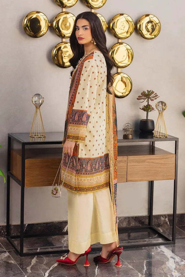 3 Piece Unstitched Printed Lawn Suit IDSD-52061