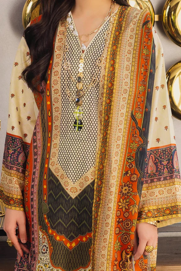 3 Piece Unstitched Printed Lawn Suit IDSD-52061