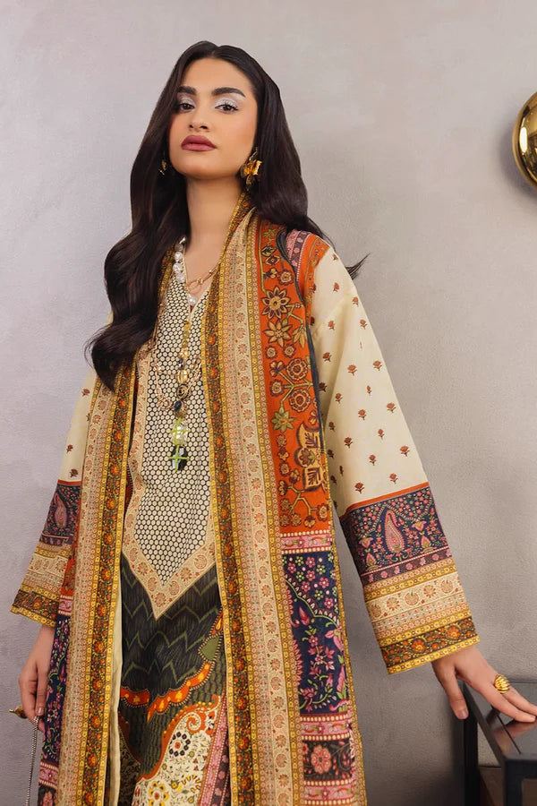 3 Piece Unstitched Printed Lawn Suit IDSD-52061