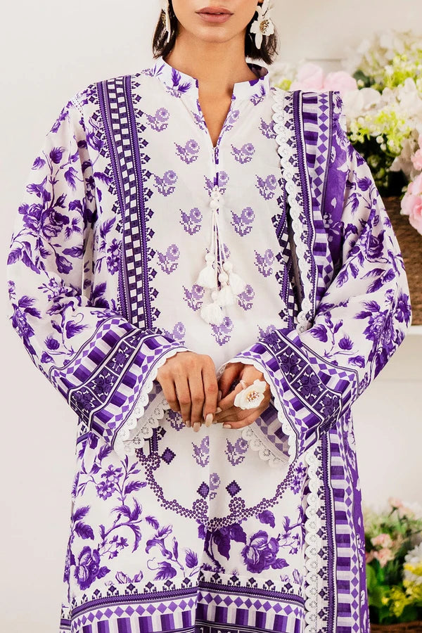 3 Piece Unstitched Printed Lawn Suit IDSD-52118