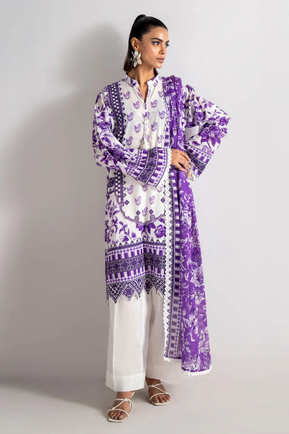 3 Piece Unstitched Printed Lawn Suit IDSD-52118