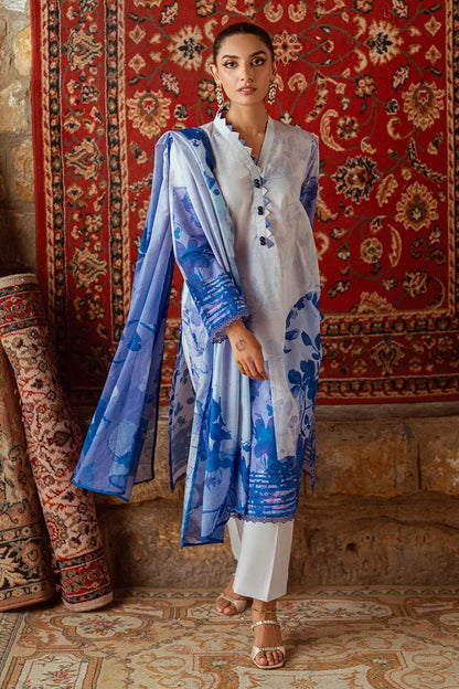 3 Piece Unstitched Printed Lawn Suit IDSD-52018