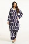 Textured Dobby Printed Co-Ord Set IDIPST-44686